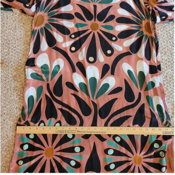 Farm Rio Ainika Flowers Long Sleeve Maxi Dress. - Picture 12 of 12